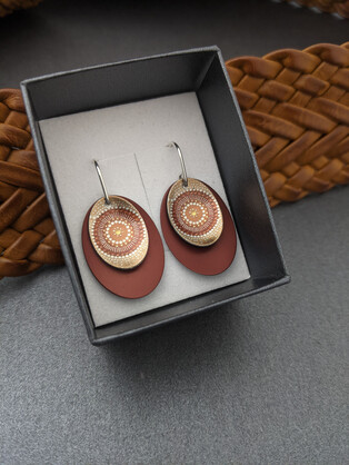 COMMUNITY SPIRIT – double oval earrings