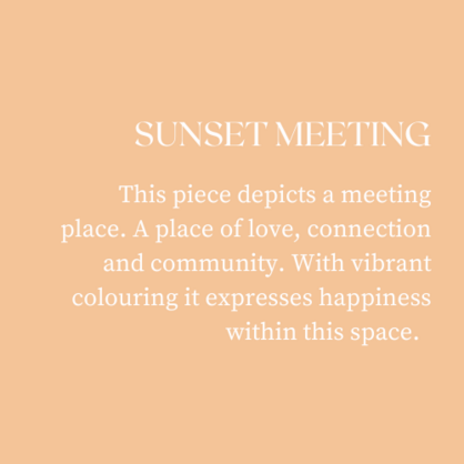 SUNSET MEETING – large domed earrings