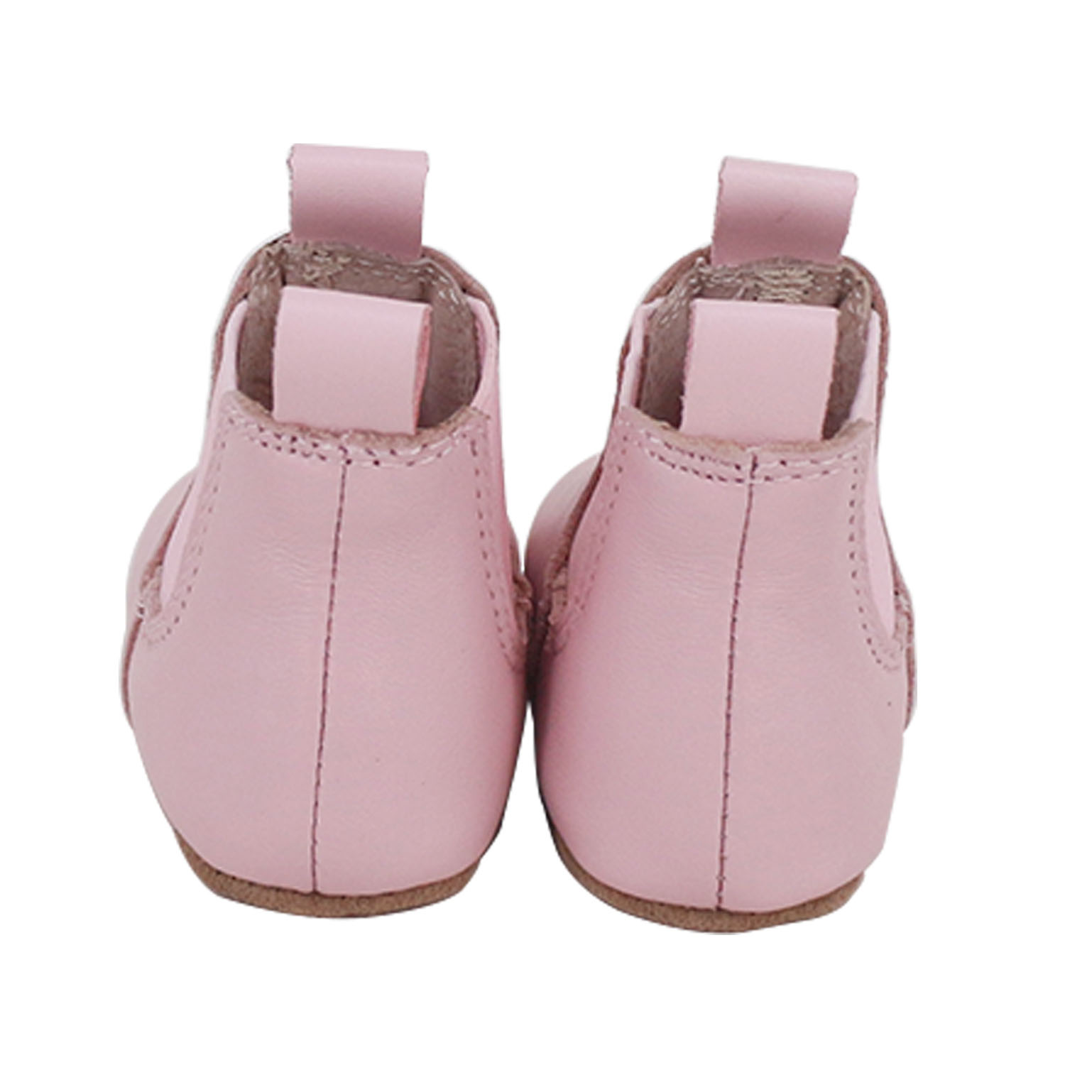 SKEANIE Riding Style Baby & Toddler First/Pre Walker Boots - Genuine Leather with a Flexible Sole in Pink