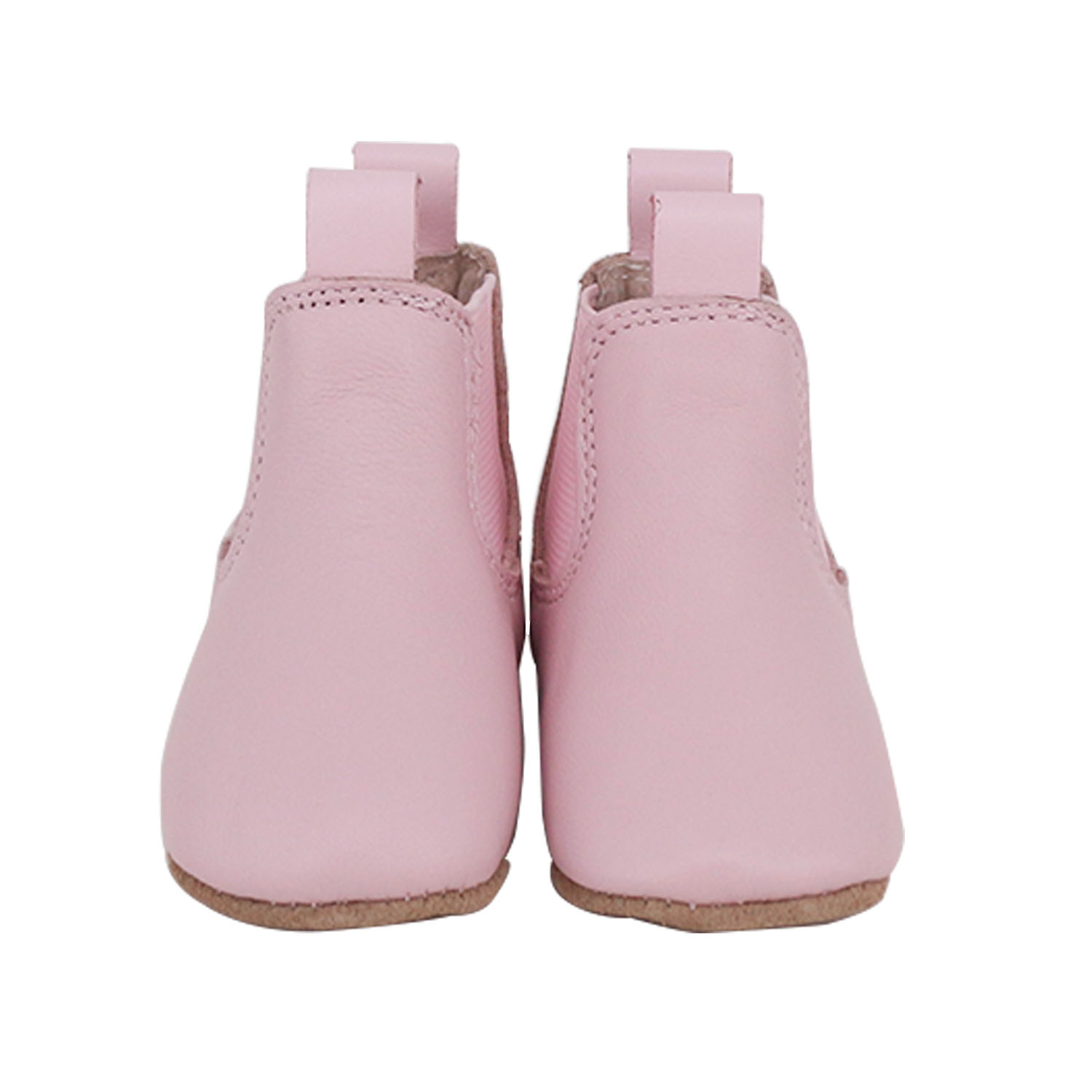 SKEANIE Riding Style Baby & Toddler First/Pre Walker Boots - Genuine Leather with a Flexible Sole in Pink