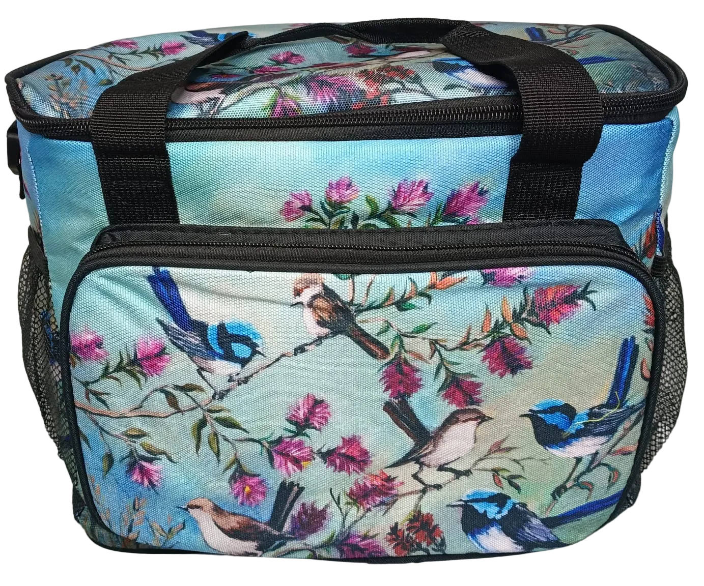BLUE WREN LGE TOTE COOLER BAG