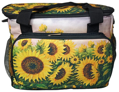 SUNFLOWERS LGE TOTE COOLER BAG