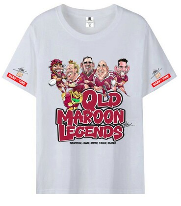 QLD MAROONS T SHIRT-SML
