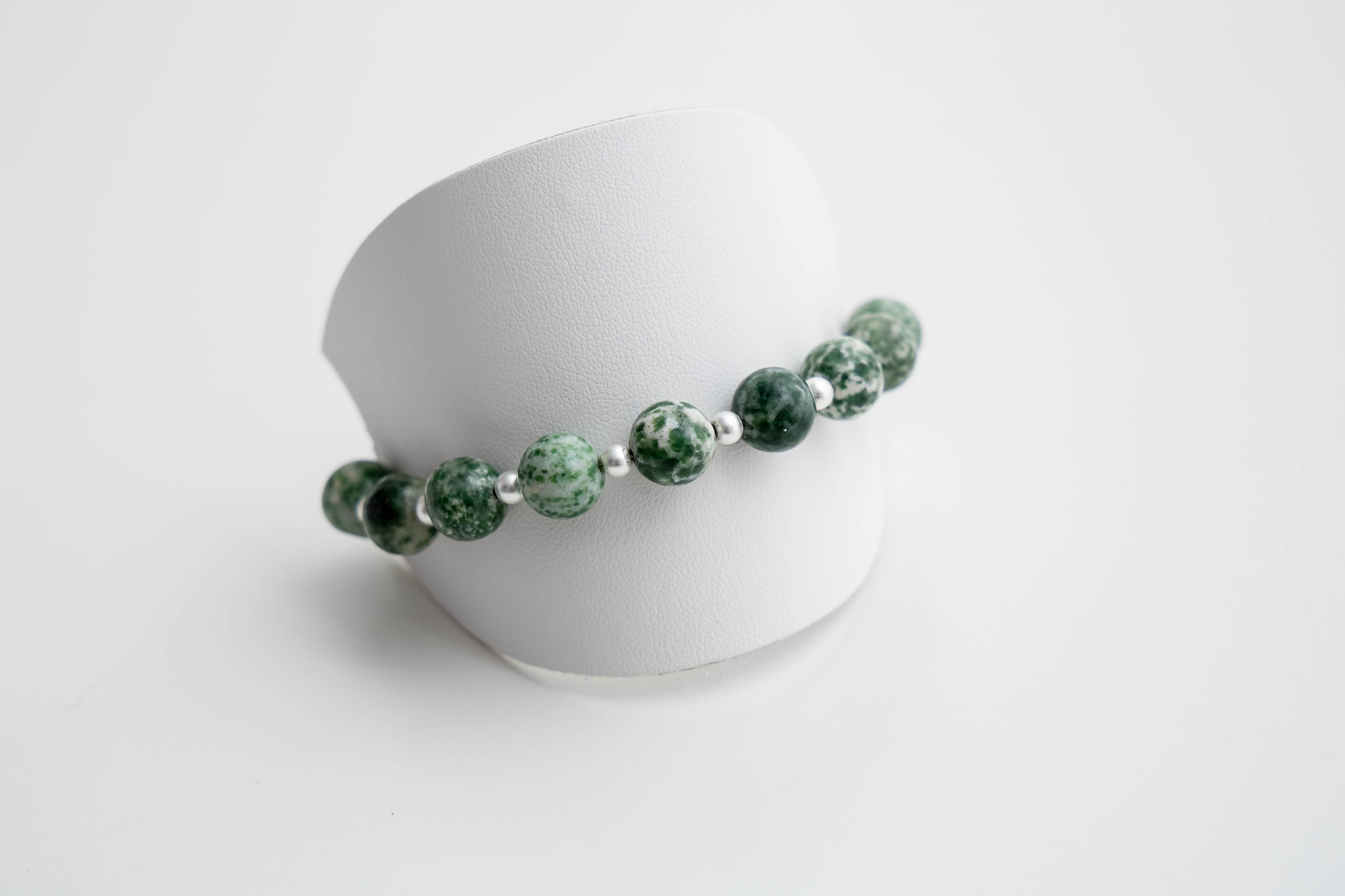 HARMONY BEAD BRACELET STACK - GREEN