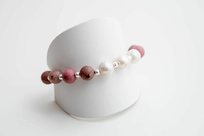 HARMONY BEAD BRACELET STACK - PINK