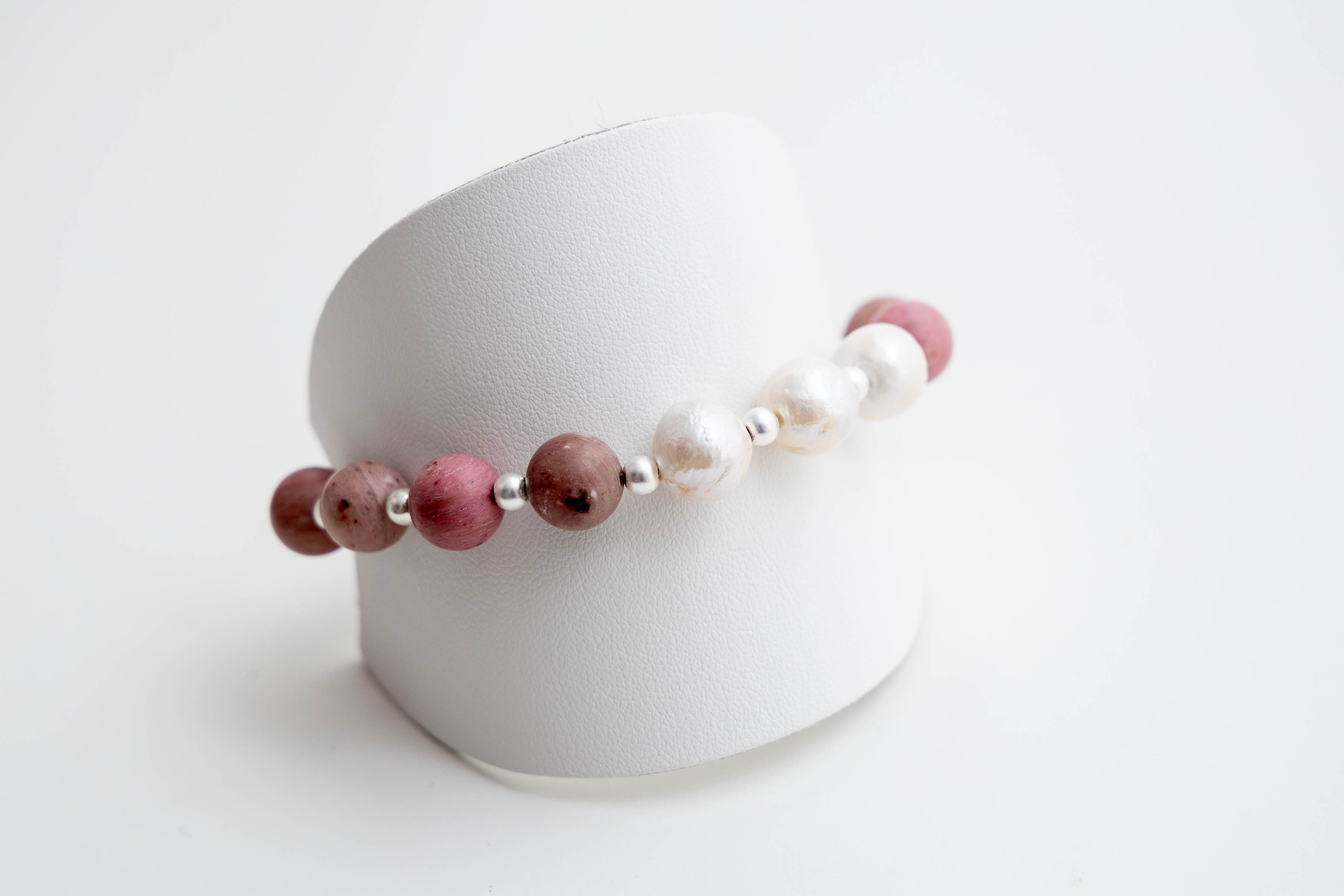 HARMONY BEAD BRACELET STACK - PINK
