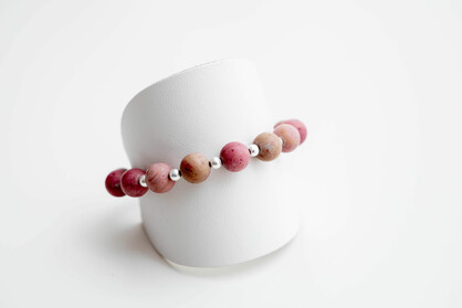HARMONY BEAD BRACELET STACK - PINK