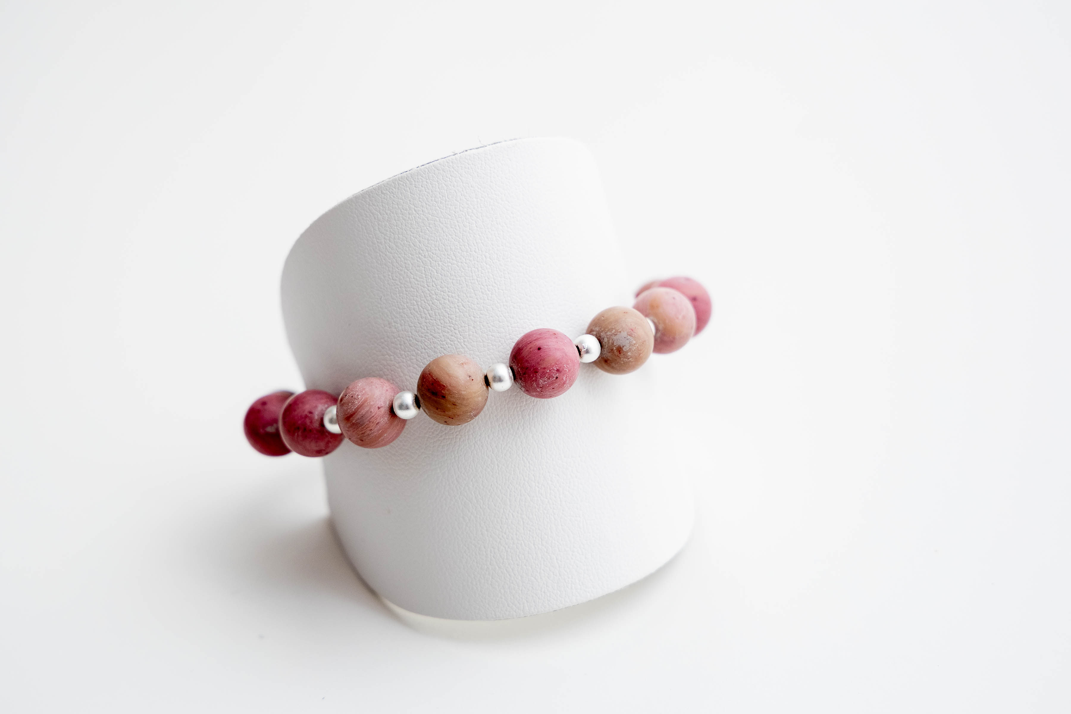 HARMONY BEAD BRACELET STACK - PINK