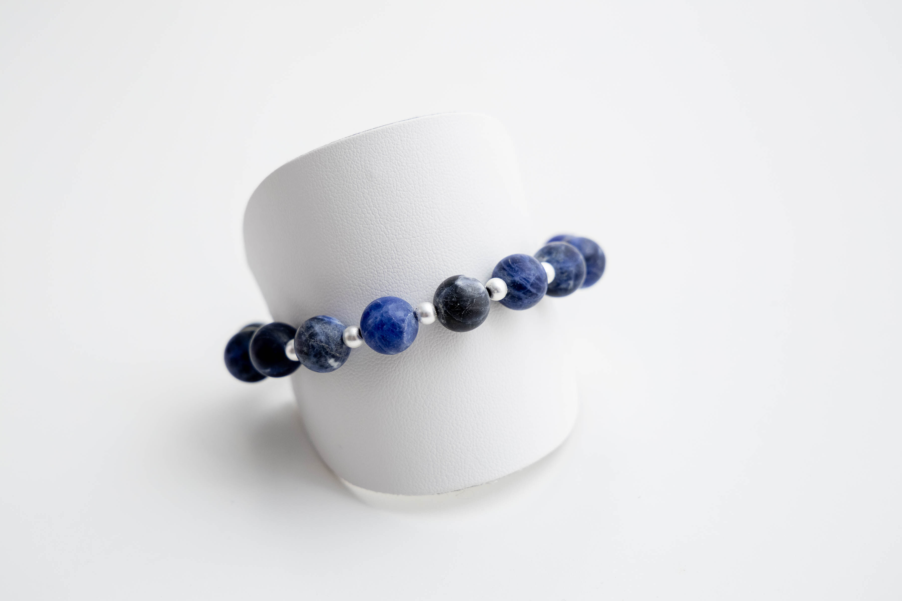 HARMONY BEAD BRACELET STACK - NAVY