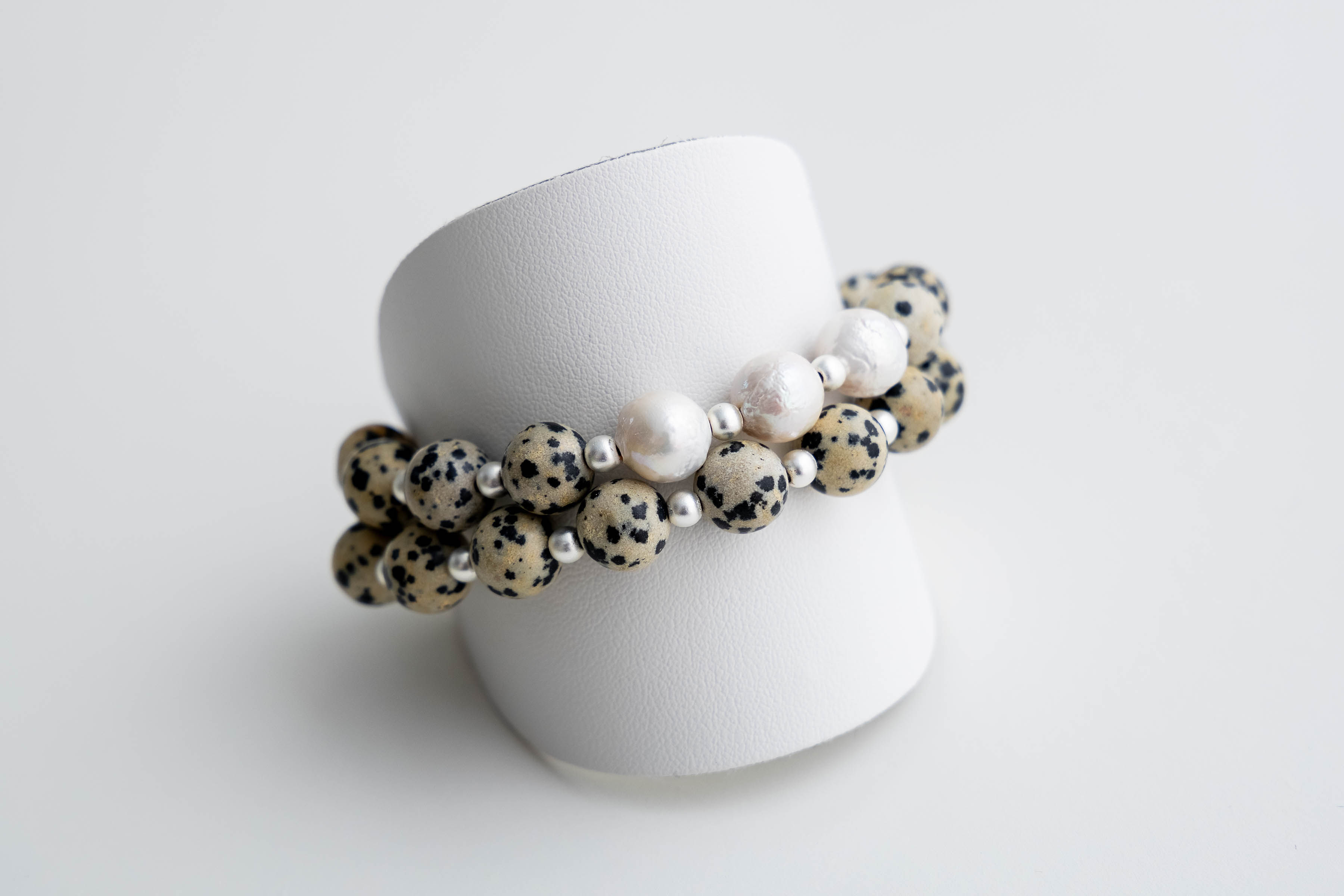 HARMONY BEAD BRACELET - DALMATION
