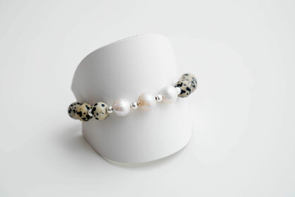 HARMONY BEAD BRACELET - DALMATION