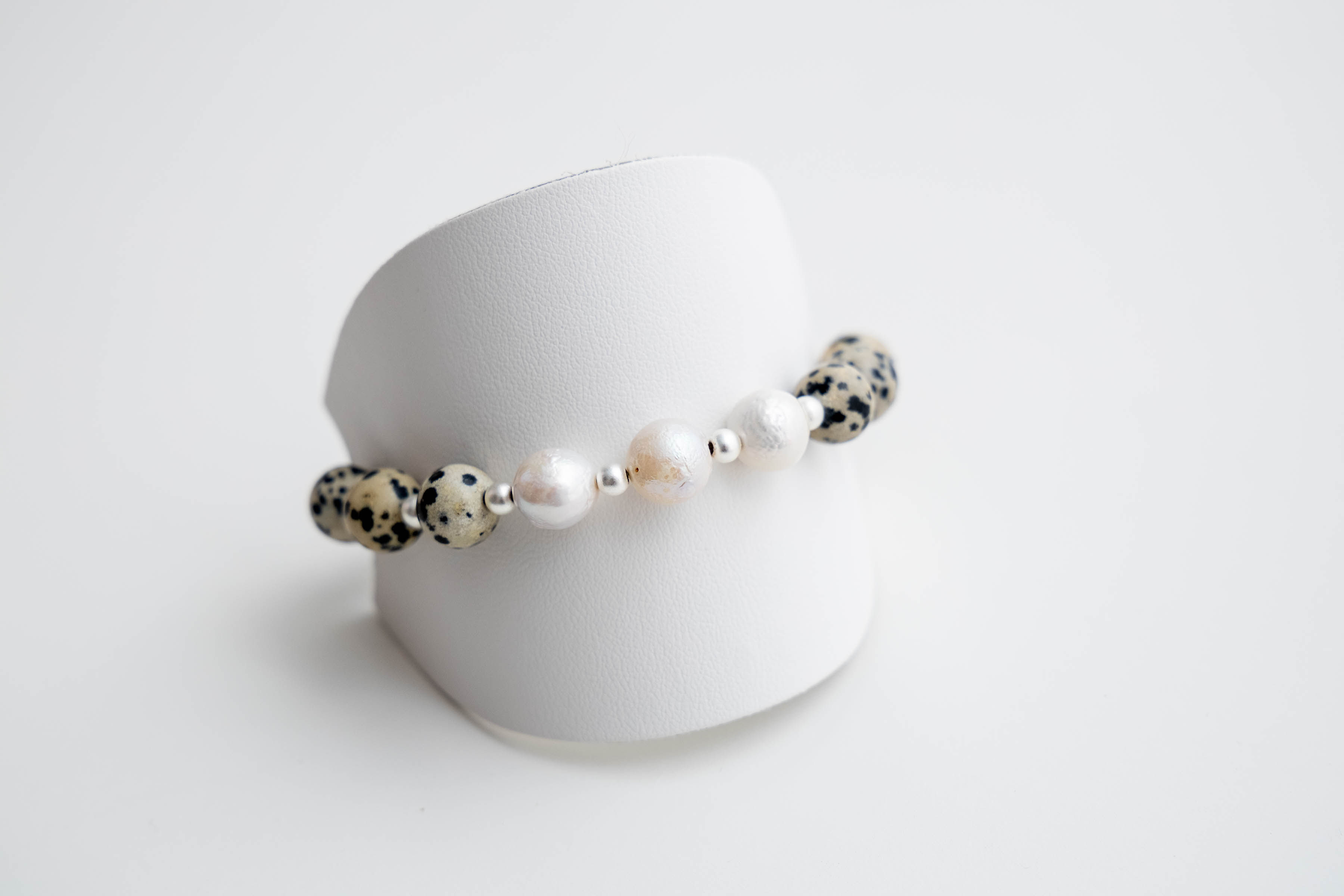 HARMONY BEAD BRACELET - DALMATION