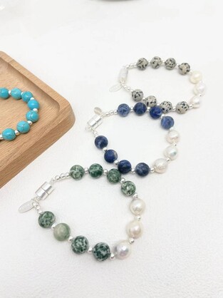 HARMONY BEAD BRACELET - DALMATION
