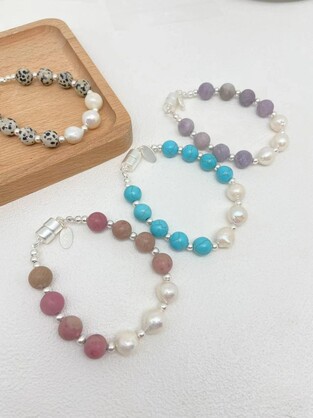 HARMONY BEAD BRACELET - DALMATION