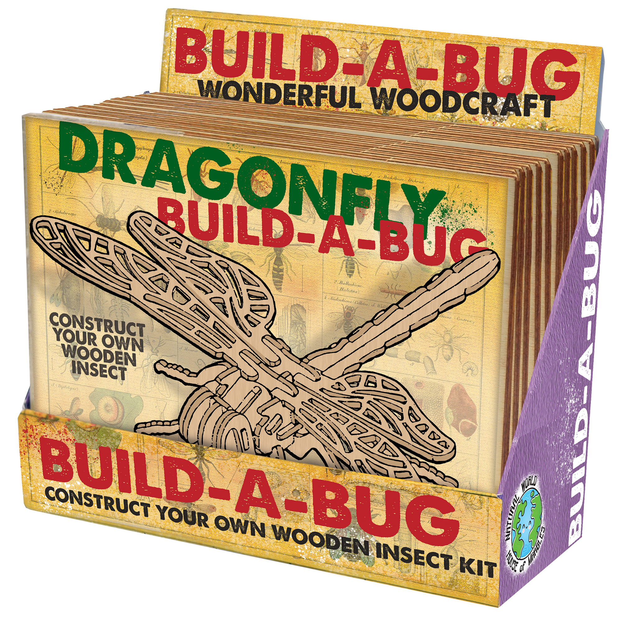 Wooden Insect Construction Kit