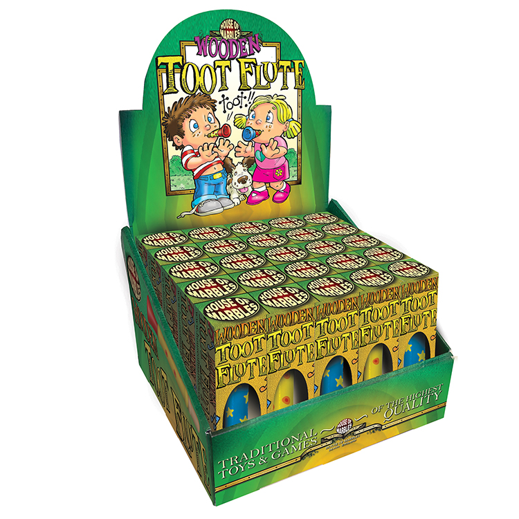 Wooden Toot Flutes