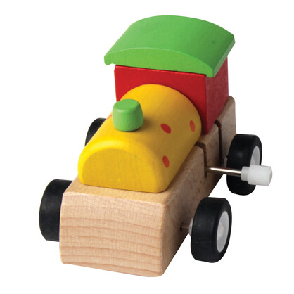 Wooden Clockwork Train