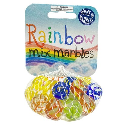 Wholesale Rainbow Mix Net Bag of Marbles - House of Marbles - Fieldfolio