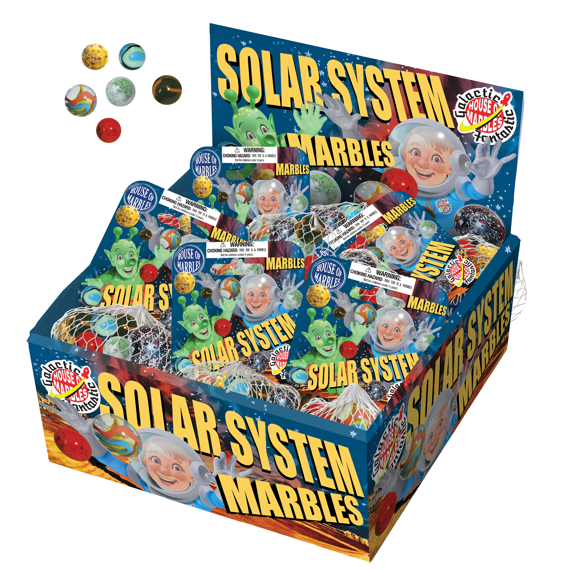 Wholesale Solar System Net Bag of Marbles - House of Marbles - Fieldfolio