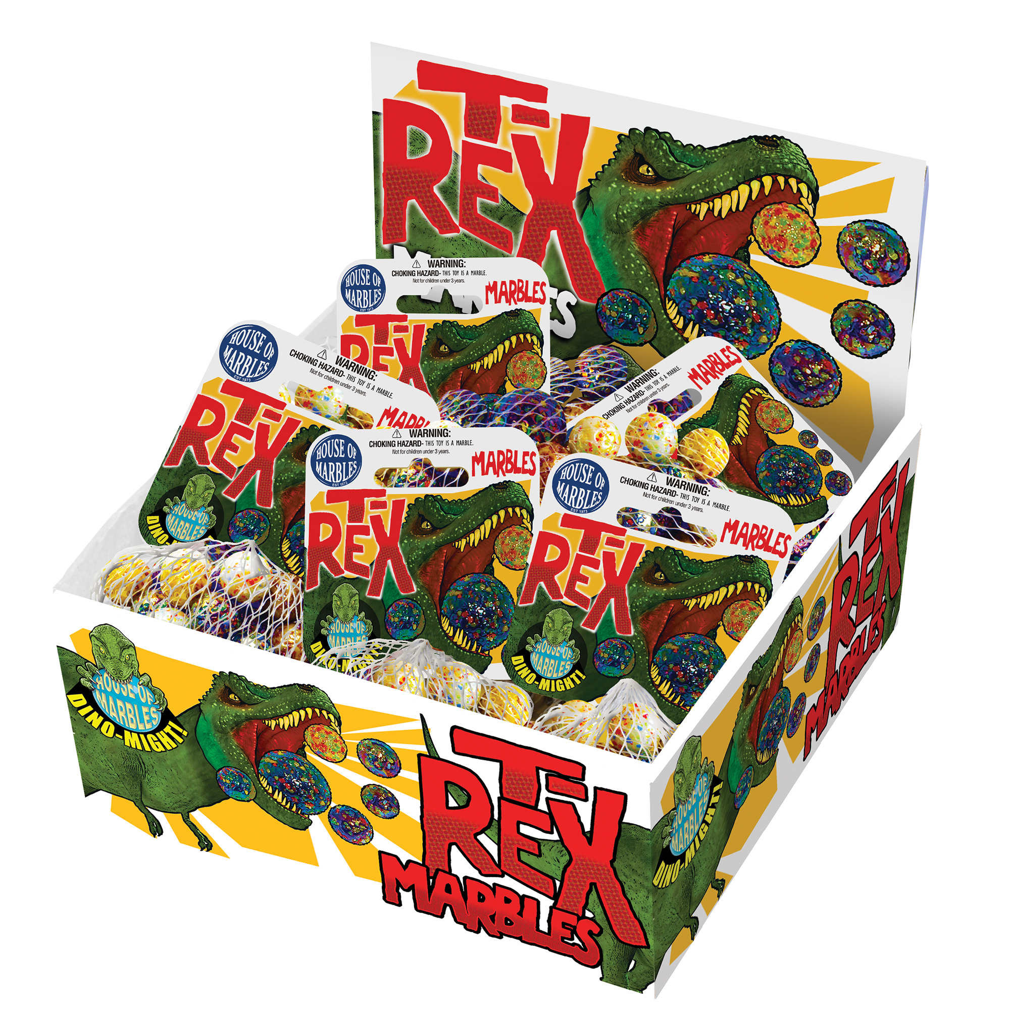 Wholesale T-Rex Net Bag of Marbles - House of Marbles - Fieldfolio
