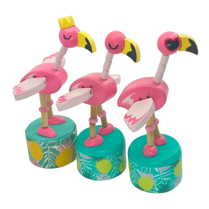 Wooden Flamingo Press-up