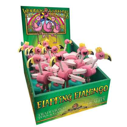 Wooden Flamingo Press-up