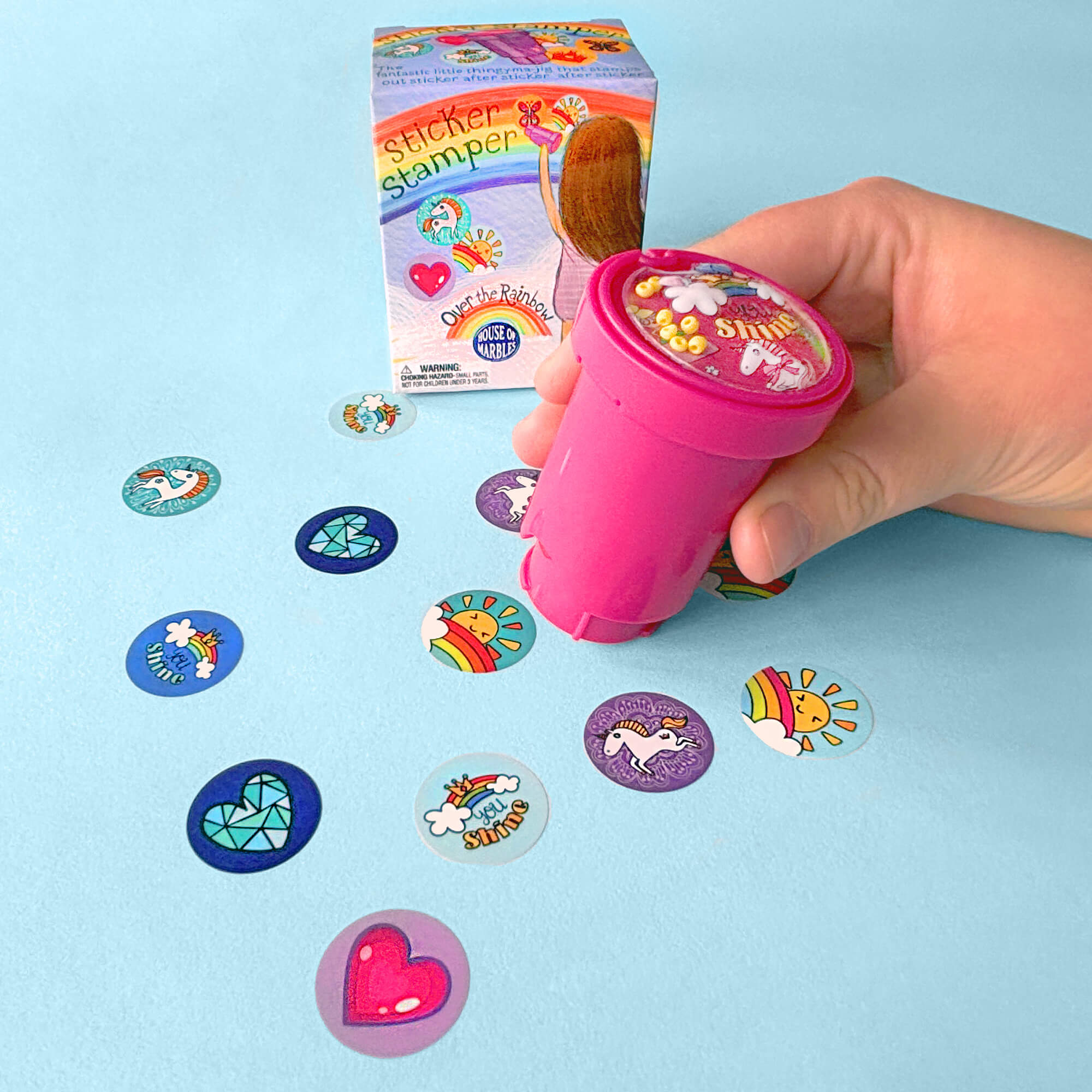 Wholesale Rainbow Sticker Stamper - House of Marbles - Fieldfolio