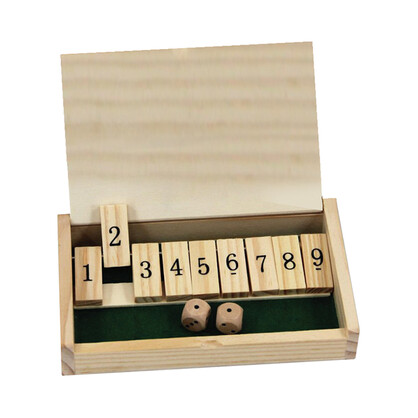 Wooden Shut-the-Box