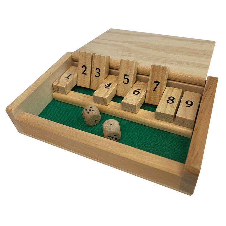 Wooden Shut-the-Box