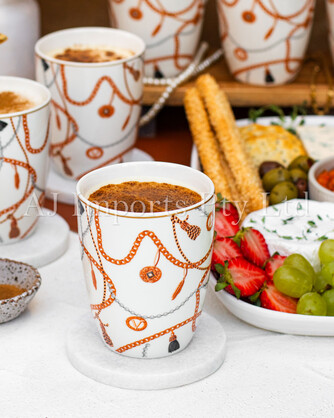 Valentina Designer Inspired 6-Piece Mug Set with Gift Box