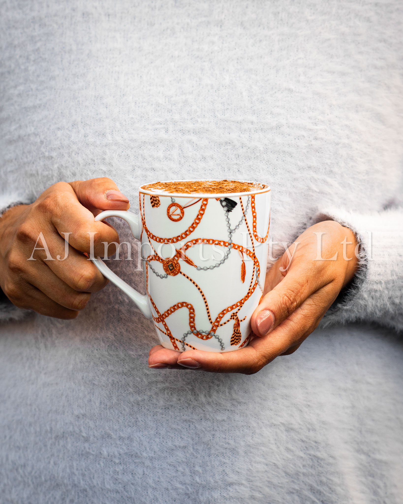 Valentina Designer Inspired 6-Piece Mug Set with Gift Box