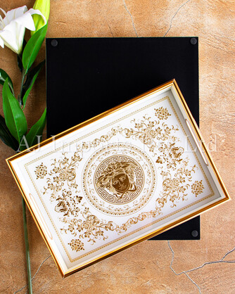 Athena Home Décor Set – 2 Rectangular Trays