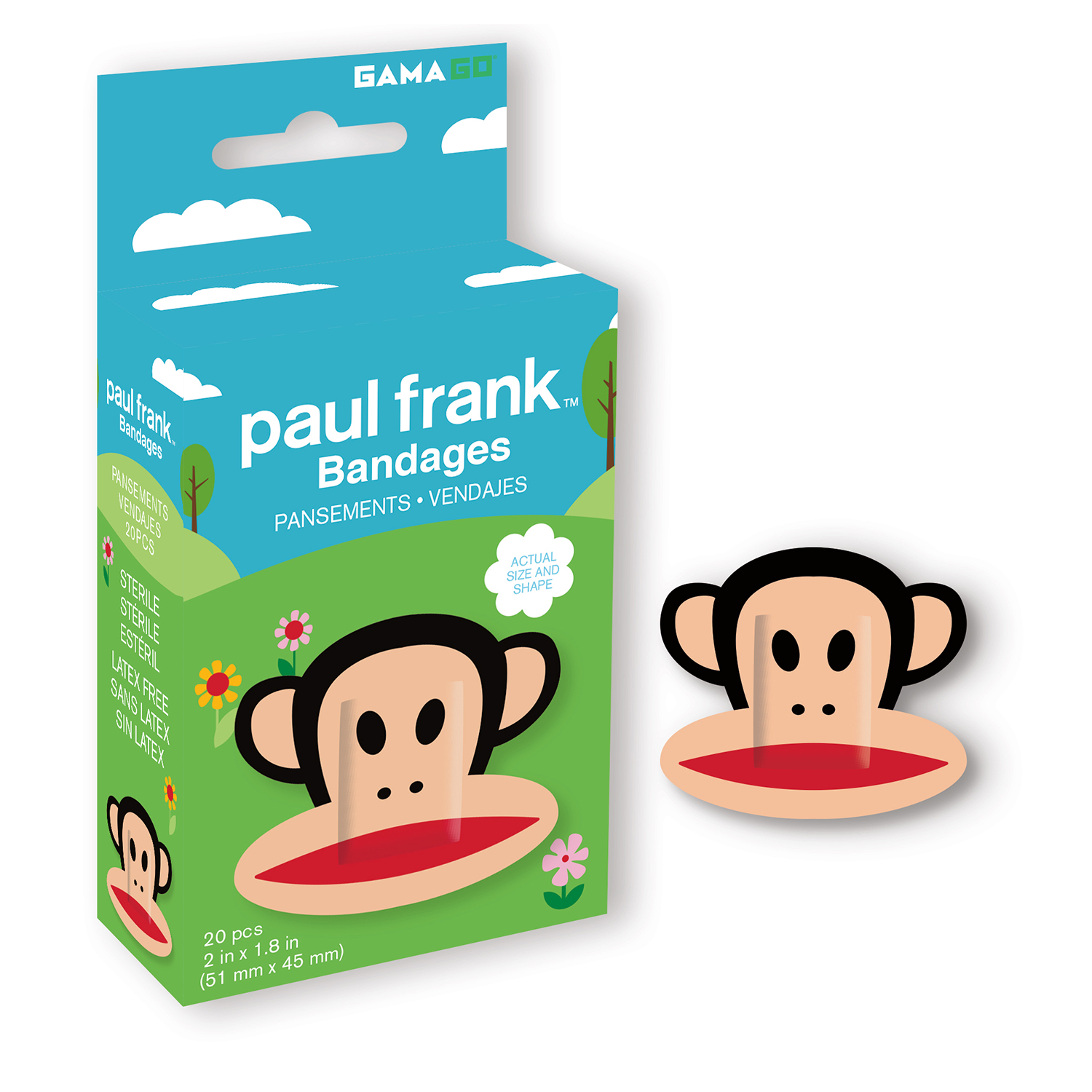 Wholesale Paul Frank Julius Bandages 20pc William Valentine