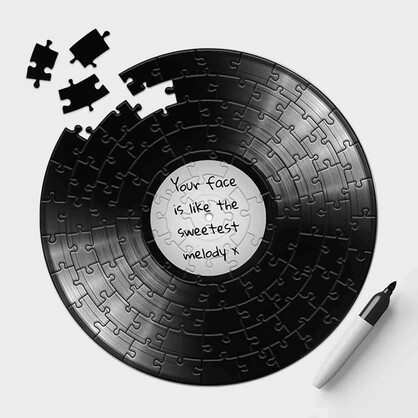 PIKKII - 12 Inch Record Jigsaw Puzzle