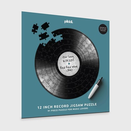 PIKKII - 12 Inch Record Jigsaw Puzzle