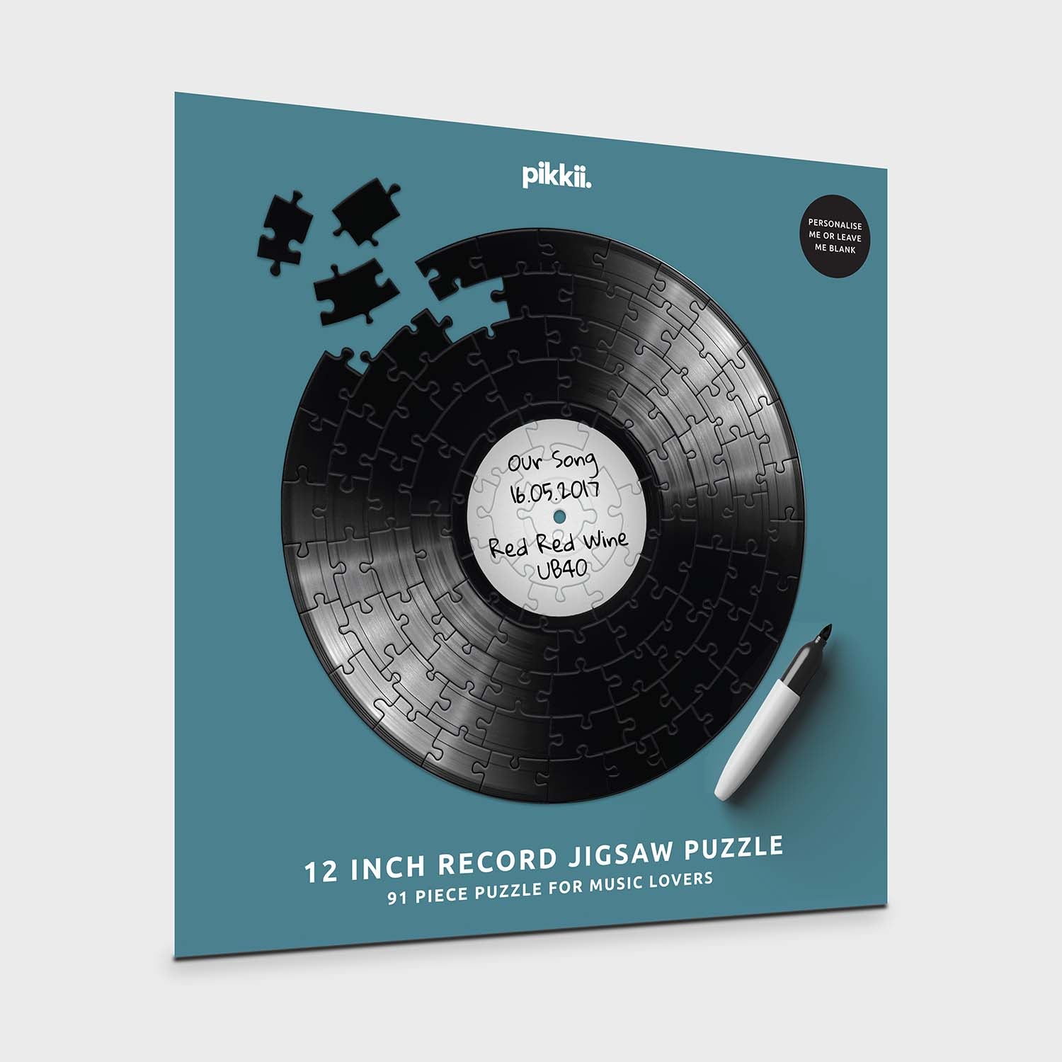 PIKKII - 12 Inch Record Jigsaw Puzzle