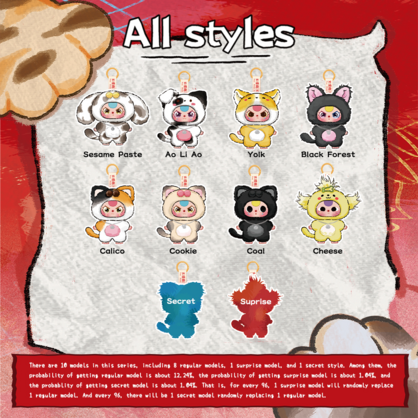Baby Three - Cat & Dog Plush Blind Box
