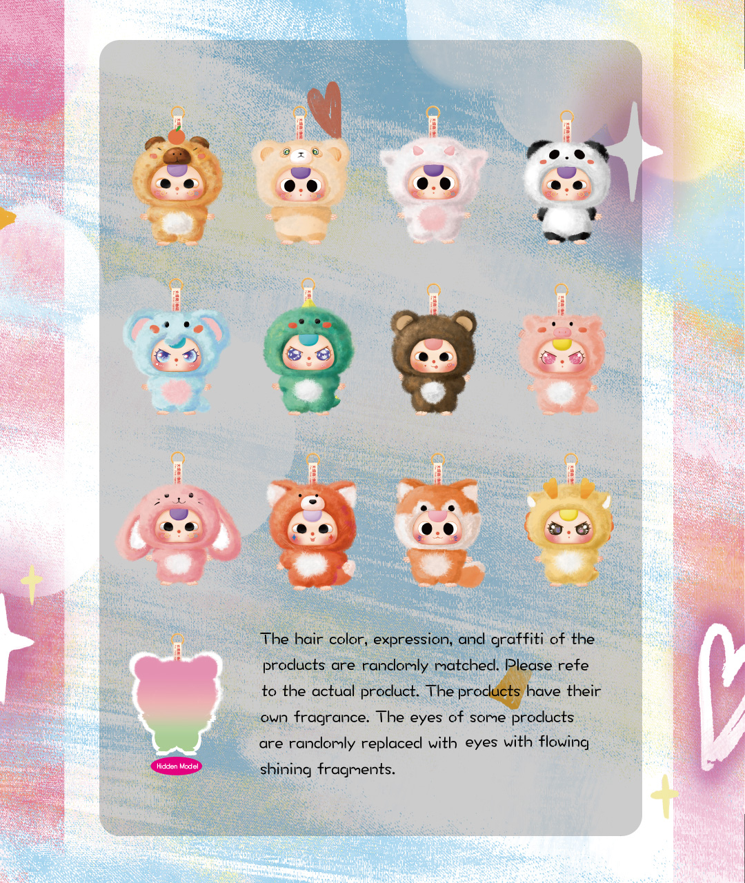 Baby Three - De-Lovely Plush Blind Box