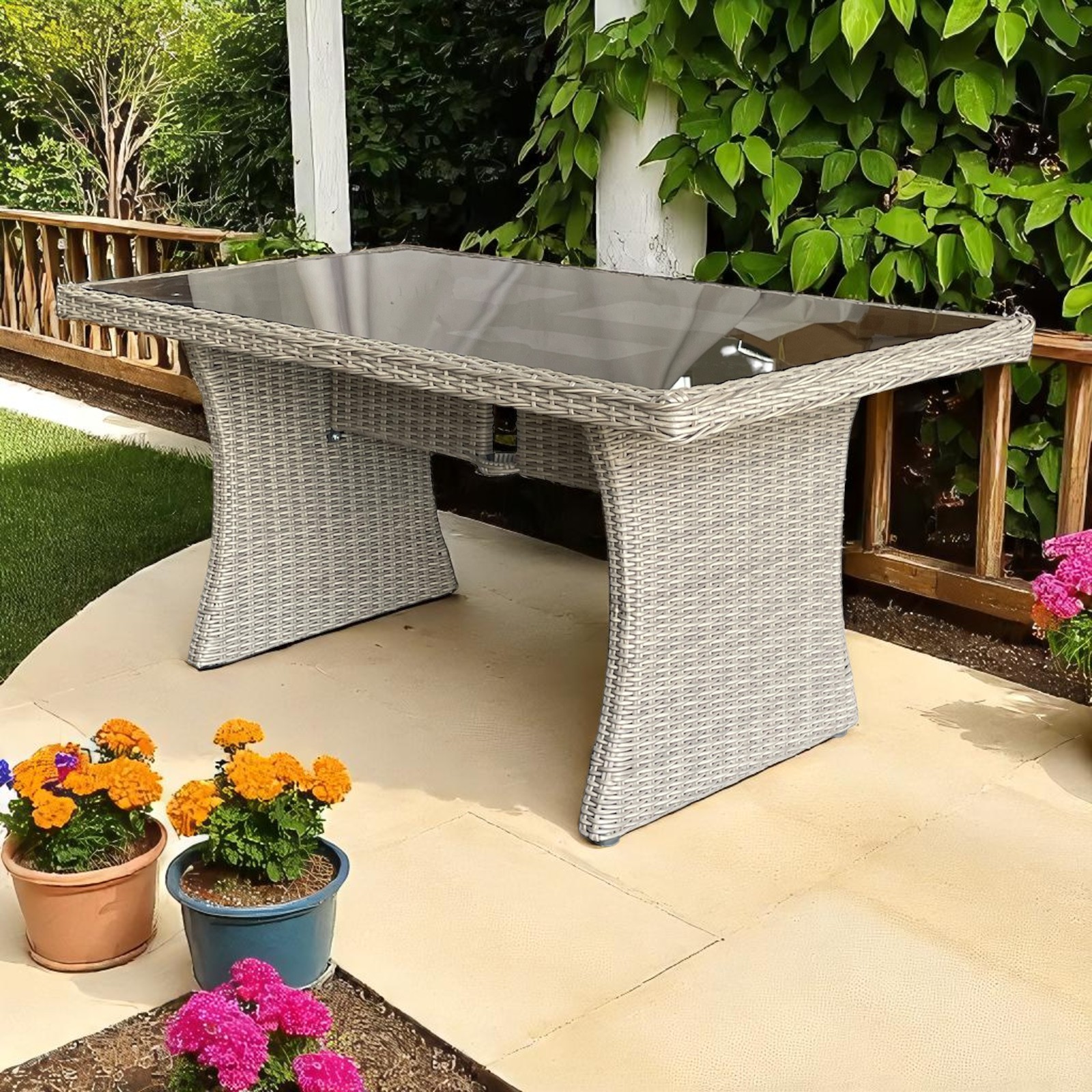 Brighton Modular Outdoor Lounge Suite – 9-Seater PE Wicker Furniture