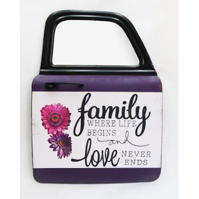 Family Car Wall Art With Mirror