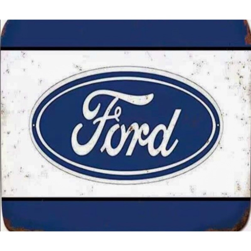 Ford Logo Wall Art With Mirror