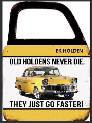 EK Holden Wall Art With Mirror