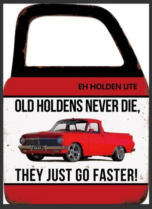 EH Holden Ute Wall Art With Mirror