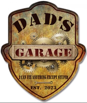 Dads Garage Light up Shield