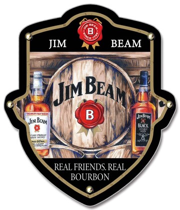 Jim Beam Light up Shield
