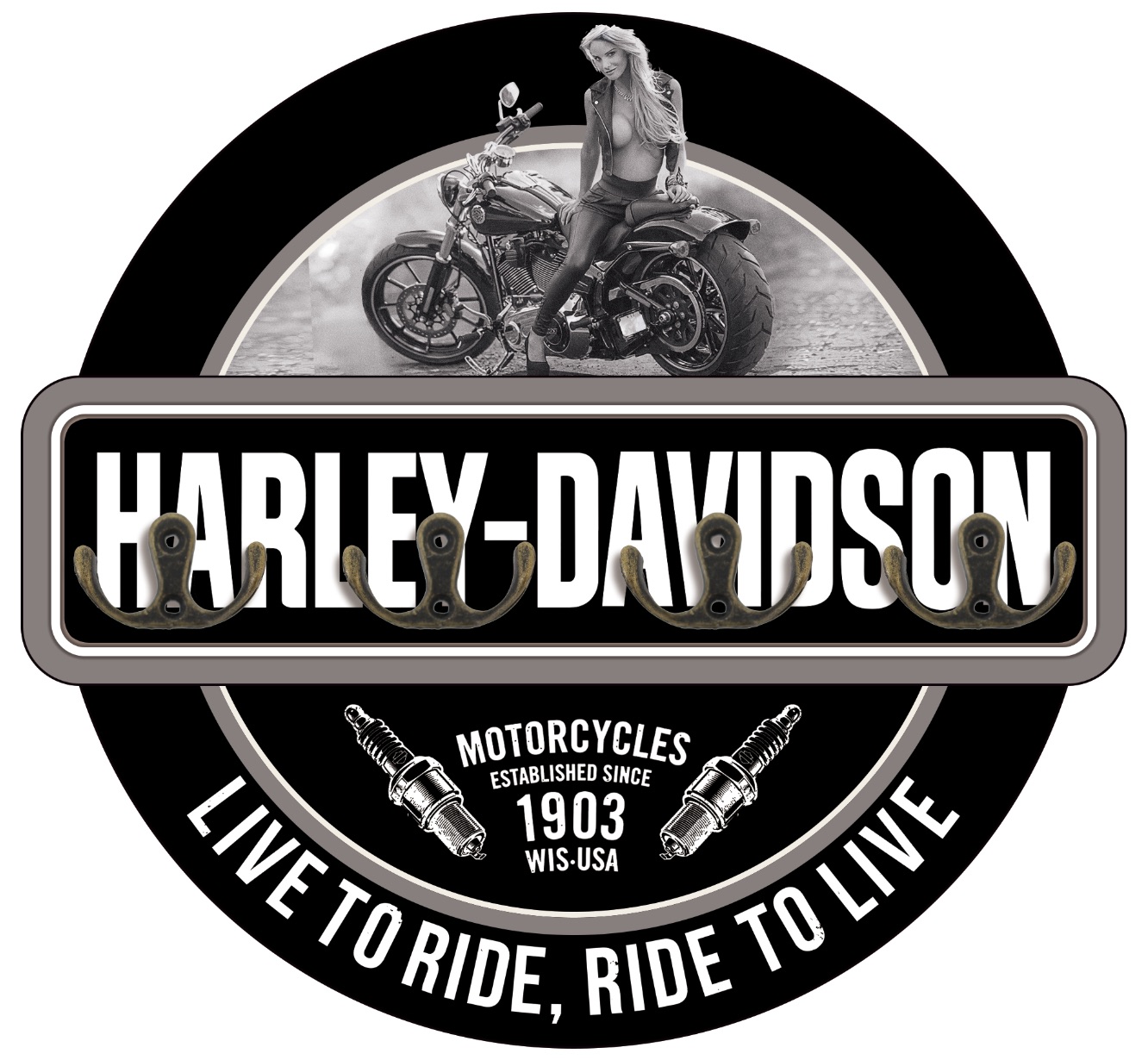 Harley 2 Key Holder