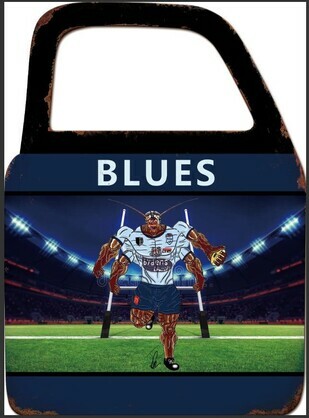 Blues NRL Wall Art With Mirror