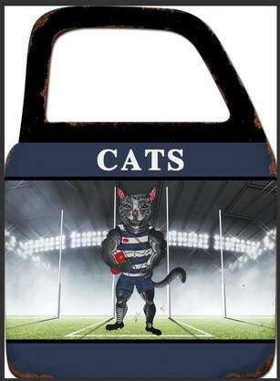 Cats Football Wall Art With Mirror