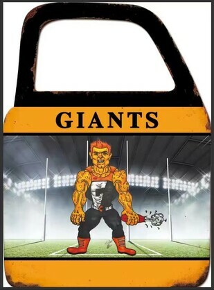 Giants Wall Art With Mirror