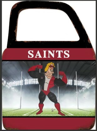 Saints Football Wall Art With Mirror